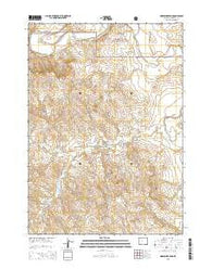 Horseshoe Bend Wyoming Current topographic map, 1:24000 scale, 7.5 X 7.5 Minute, Year 2015