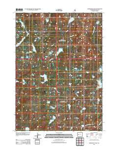 Horseshoe Lake Wyoming Historical topographic map, 1:24000 scale, 7.5 X 7.5 Minute, Year 2012