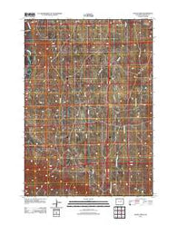 House Creek Wyoming Historical topographic map, 1:24000 scale, 7.5 X 7.5 Minute, Year 2012