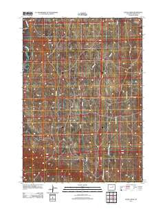 House Creek Wyoming Historical topographic map, 1:24000 scale, 7.5 X 7.5 Minute, Year 2012