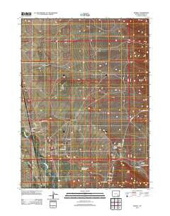 Howell Wyoming Historical topographic map, 1:24000 scale, 7.5 X 7.5 Minute, Year 2012