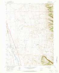 Howell Wyoming Historical topographic map, 1:24000 scale, 7.5 X 7.5 Minute, Year 1963
