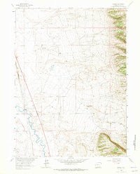 Howell Wyoming Historical topographic map, 1:24000 scale, 7.5 X 7.5 Minute, Year 1963