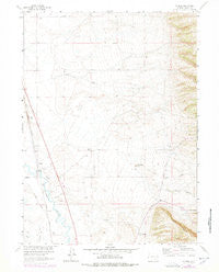 Howell Wyoming Historical topographic map, 1:24000 scale, 7.5 X 7.5 Minute, Year 1963
