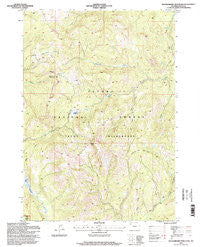 Huckleberry Mountain Wyoming Historical topographic map, 1:24000 scale, 7.5 X 7.5 Minute, Year 1996