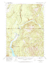 Huckleberry Mountain Wyoming Historical topographic map, 1:62500 scale, 15 X 15 Minute, Year 1956