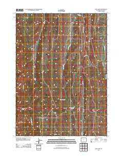 Huff Lake Wyoming Historical topographic map, 1:24000 scale, 7.5 X 7.5 Minute, Year 2012