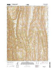 Huff Lake Wyoming Current topographic map, 1:24000 scale, 7.5 X 7.5 Minute, Year 2015
