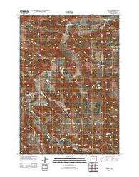 Hulett Wyoming Historical topographic map, 1:24000 scale, 7.5 X 7.5 Minute, Year 2012