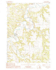 Hulett Wyoming Historical topographic map, 1:24000 scale, 7.5 X 7.5 Minute, Year 1984