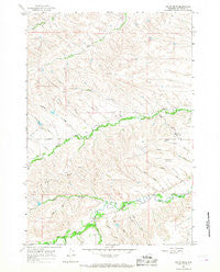 Hultz Draw Wyoming Historical topographic map, 1:24000 scale, 7.5 X 7.5 Minute, Year 1964