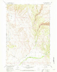 Hyatt Ranch Wyoming Historical topographic map, 1:24000 scale, 7.5 X 7.5 Minute, Year 1960