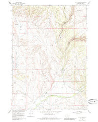 Hyatt Ranch Wyoming Historical topographic map, 1:24000 scale, 7.5 X 7.5 Minute, Year 1960