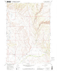 Hyatt Ranch Wyoming Historical topographic map, 1:24000 scale, 7.5 X 7.5 Minute, Year 1960