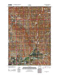 Hyatt Ranch Wyoming Historical topographic map, 1:24000 scale, 7.5 X 7.5 Minute, Year 2012