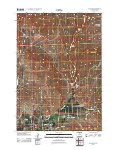 Hyatt Ranch Wyoming Historical topographic map, 1:24000 scale, 7.5 X 7.5 Minute, Year 2012