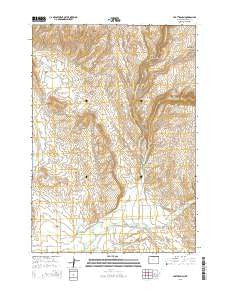 Hyatt Ranch Wyoming Current topographic map, 1:24000 scale, 7.5 X 7.5 Minute, Year 2015
