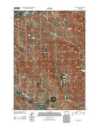 Hyattville Wyoming Historical topographic map, 1:24000 scale, 7.5 X 7.5 Minute, Year 2012
