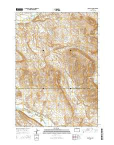 Hyattville Wyoming Current topographic map, 1:24000 scale, 7.5 X 7.5 Minute, Year 2015