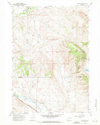 Hyattville Wyoming Historical topographic map, 1:24000 scale, 7.5 X 7.5 Minute, Year 1967