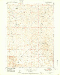 Hylton Ranch Wyoming Historical topographic map, 1:24000 scale, 7.5 X 7.5 Minute, Year 1950