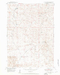 Hylton Ranch Wyoming Historical topographic map, 1:24000 scale, 7.5 X 7.5 Minute, Year 1950