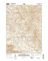 Hylton Ranch Wyoming Current topographic map, 1:24000 scale, 7.5 X 7.5 Minute, Year 2015