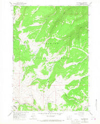 Ice Creek Wyoming Historical topographic map, 1:24000 scale, 7.5 X 7.5 Minute, Year 1964