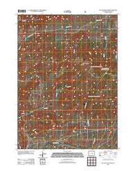 Ice Cave Mountain Wyoming Historical topographic map, 1:24000 scale, 7.5 X 7.5 Minute, Year 2012