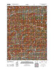 Ice Cave Mountain Wyoming Historical topographic map, 1:24000 scale, 7.5 X 7.5 Minute, Year 2012