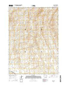 Illco Wyoming Current topographic map, 1:24000 scale, 7.5 X 7.5 Minute, Year 2015