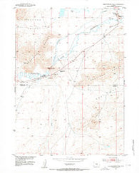 Independence Rock Wyoming Historical topographic map, 1:24000 scale, 7.5 X 7.5 Minute, Year 1951