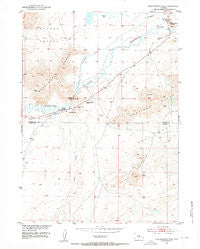 Independence Rock Wyoming Historical topographic map, 1:24000 scale, 7.5 X 7.5 Minute, Year 1951