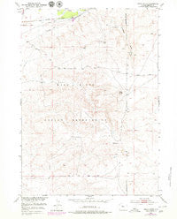 Indian Butte Wyoming Historical topographic map, 1:24000 scale, 7.5 X 7.5 Minute, Year 1951