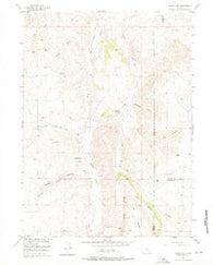 Indian Guide Wyoming Historical topographic map, 1:24000 scale, 7.5 X 7.5 Minute, Year 1955