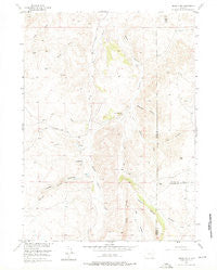Indian Guide Wyoming Historical topographic map, 1:24000 scale, 7.5 X 7.5 Minute, Year 1955