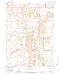 Indian Guide Wyoming Historical topographic map, 1:24000 scale, 7.5 X 7.5 Minute, Year 1955
