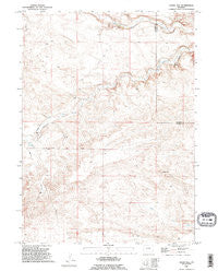 Indian Hill Wyoming Historical topographic map, 1:24000 scale, 7.5 X 7.5 Minute, Year 1990