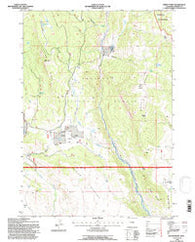 Indian Point Wyoming Historical topographic map, 1:24000 scale, 7.5 X 7.5 Minute, Year 1991