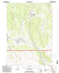 Indian Point Wyoming Historical topographic map, 1:24000 scale, 7.5 X 7.5 Minute, Year 1991