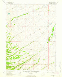 Indian Rocks Wyoming Historical topographic map, 1:24000 scale, 7.5 X 7.5 Minute, Year 1961