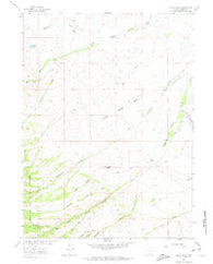 Indian Rocks Wyoming Historical topographic map, 1:24000 scale, 7.5 X 7.5 Minute, Year 1961