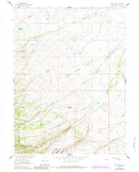 Indian Rocks Wyoming Historical topographic map, 1:24000 scale, 7.5 X 7.5 Minute, Year 1961