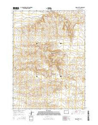 Indian Butte Wyoming Current topographic map, 1:24000 scale, 7.5 X 7.5 Minute, Year 2015