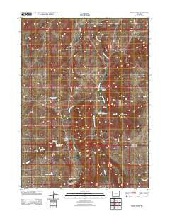 Indian Guide Wyoming Historical topographic map, 1:24000 scale, 7.5 X 7.5 Minute, Year 2012