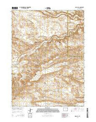 Indian Hill Wyoming Current topographic map, 1:24000 scale, 7.5 X 7.5 Minute, Year 2015