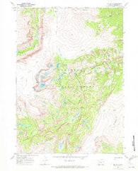 Ink Wells Wyoming Historical topographic map, 1:24000 scale, 7.5 X 7.5 Minute, Year 1968