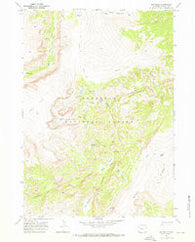 Ink Wells Wyoming Historical topographic map, 1:24000 scale, 7.5 X 7.5 Minute, Year 1968