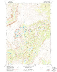 Ink Wells Wyoming Historical topographic map, 1:24000 scale, 7.5 X 7.5 Minute, Year 1968