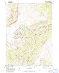 Ink Wells Wyoming Historical topographic map, 1:24000 scale, 7.5 X 7.5 Minute, Year 1968